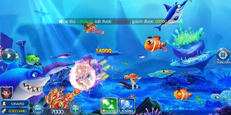 Vua Săn Cá - Trải Nghiệm Game Bắn Cá Đỉnh Cao Tại Bigbet88 2 Các Loại Cá và Sinh Vật Biển Trong Vua Săn Cá